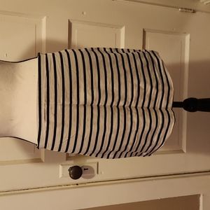 H&M Womens Large Striped Bodycon Skirt